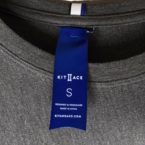 Women's Small Kit & Ace Grey Long Sleeve Crew Neck Layer Shirt T Shirt Top Tee - Picture 4 of 11